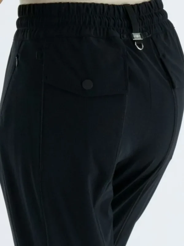 High trousers EAGER S01757 Black