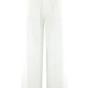 High trousers EXPERT S01810 Cream White