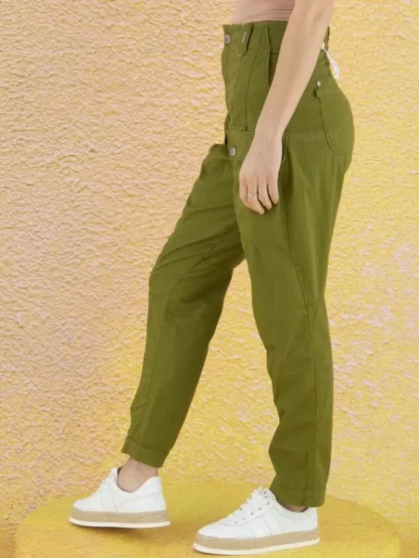 High trousers EXPLORE 702778 Green