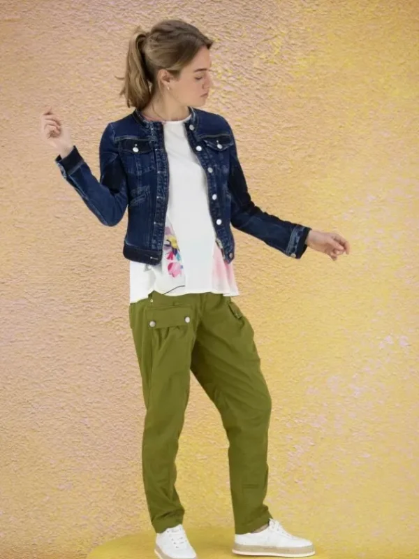 High trousers EXPLORE 702778 Green
