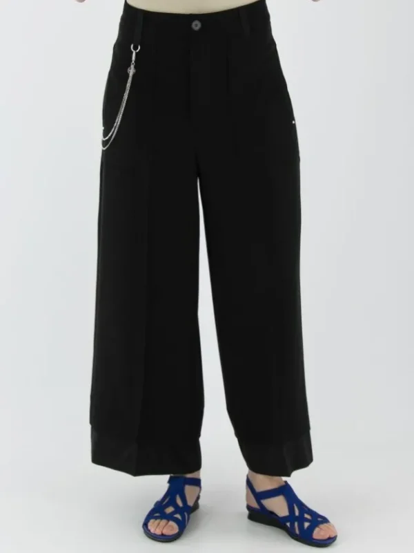 High trousers FREEWAY S01815 Black