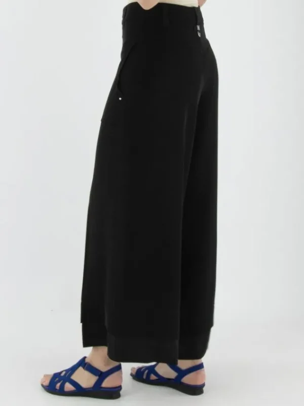 High trousers FREEWAY S01815 Black