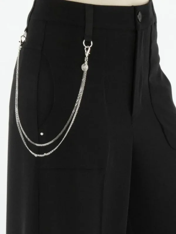 High trousers FREEWAY S01815 Black