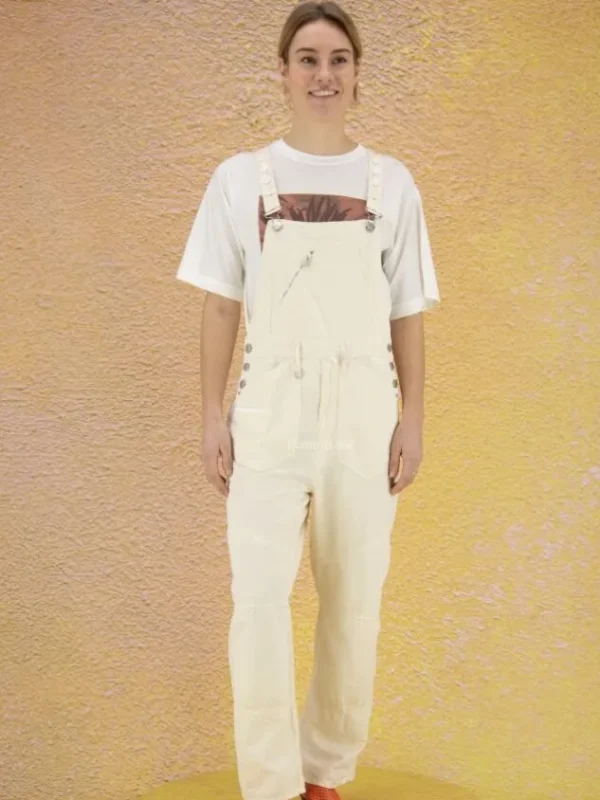 High trousers GOODBYE 703022 Cream White