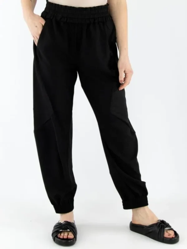High trousers HAPPY S01803 Black