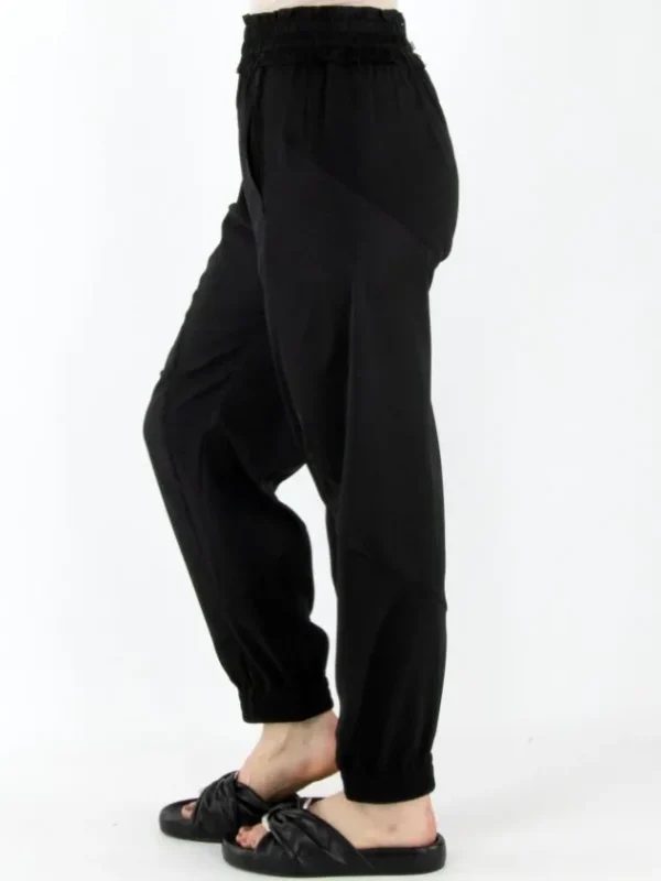 High trousers HAPPY S01803 Black