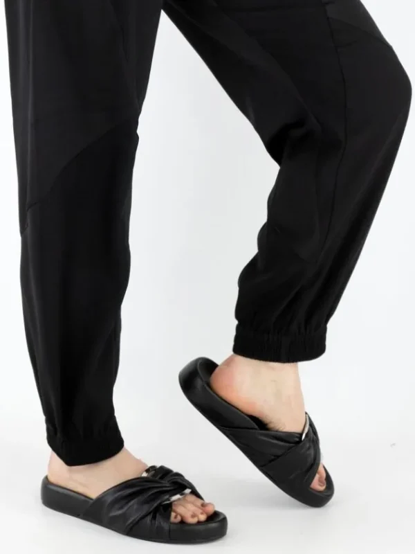 High trousers HAPPY S01803 Black