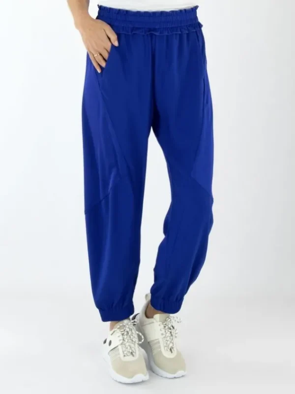 High trousers HAPPY S01803 Blue