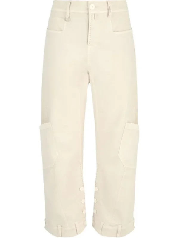 High trousers HASTEN 702961 Beige