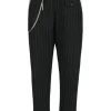 High trousers HYPER S01828 Black