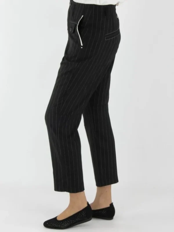 High trousers HYPER S01828 Black
