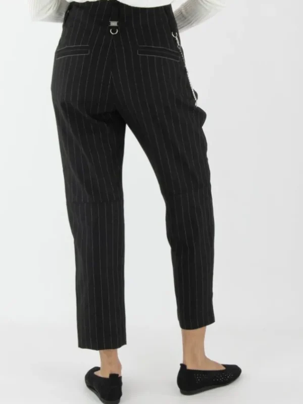 High trousers HYPER S01828 Black