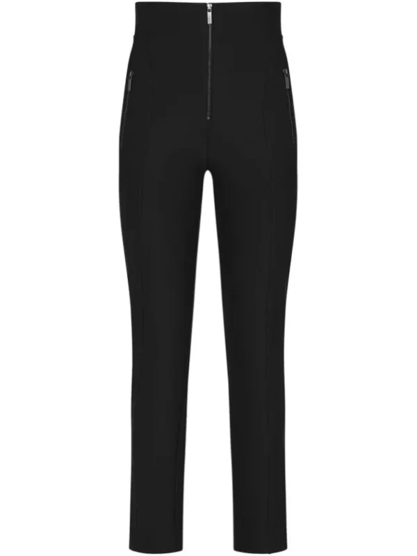 High trousers MINIMALIST S01794 Black