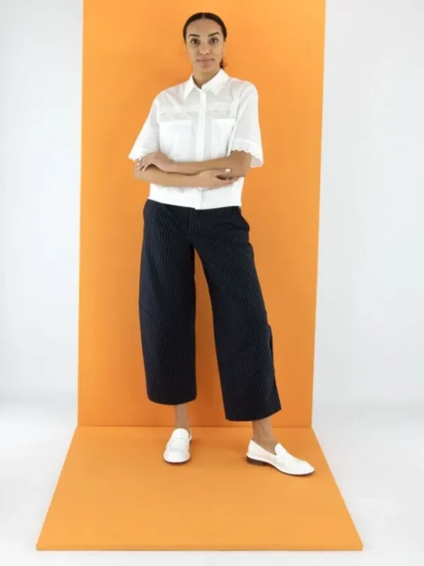 High trousers MINORITY S01812 Blue