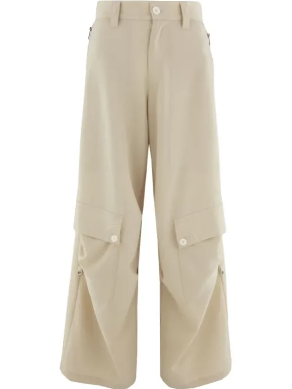 High trousers OUTGOING S01821 Beige