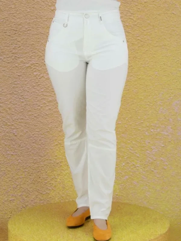 High trousers PRESUME 702780 White