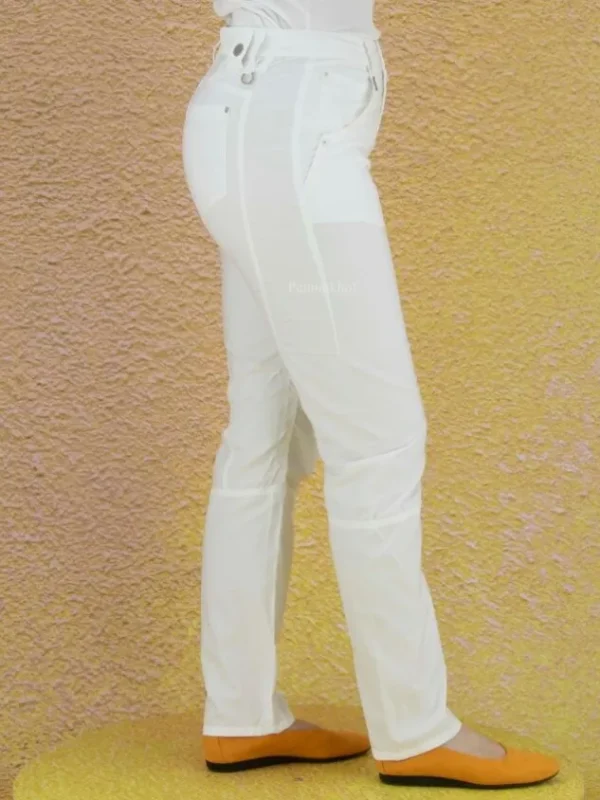 High trousers PRESUME 702780 White