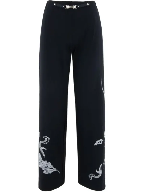 High trousers PROCEED S01823 Blue