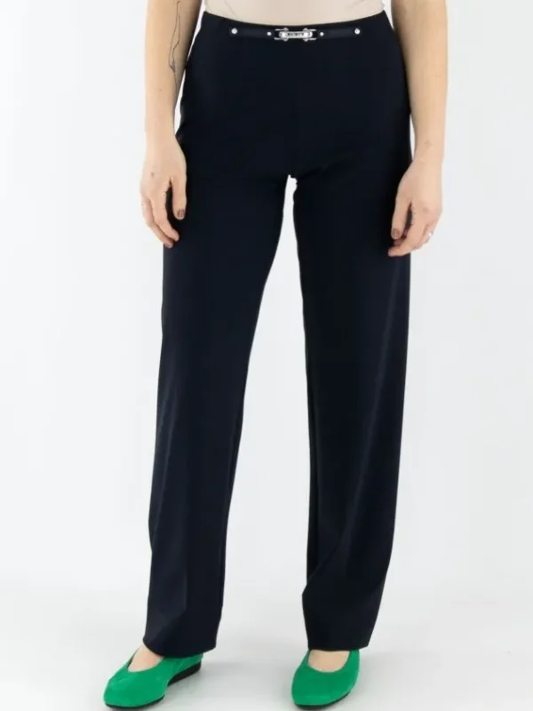 High trousers PROCEED S01819 Blue