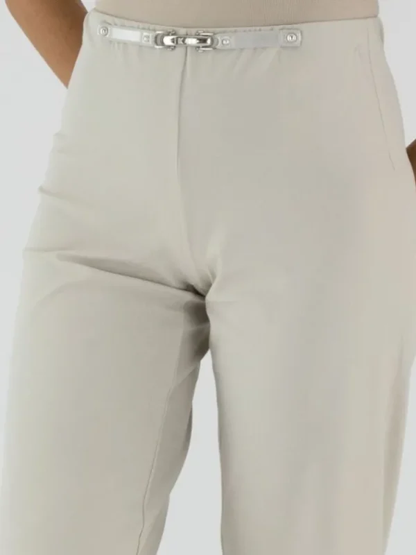 High trousers PROCEED S01819 Beige