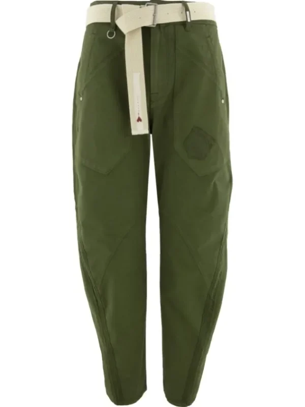 High trousers PULSATE 702822 Green