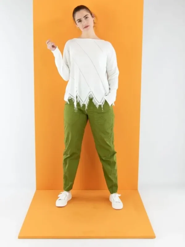 High trousers PULSATE 702967 Green