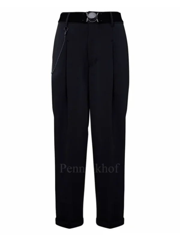 High trousers RATIONALE S01575 Blue
