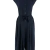 High trousers TARANTELLA S07019 Blue
