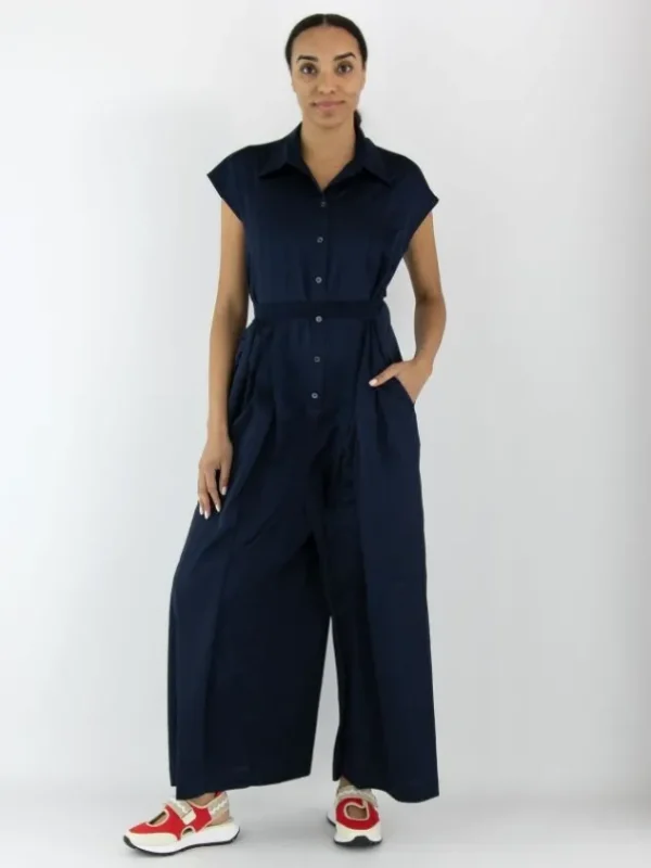 High trousers TARANTELLA S07019 Blue