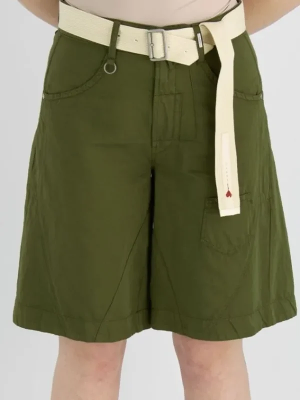 High trousers TRICKERY 704092 Green