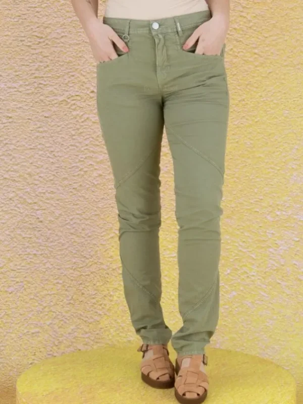 High trousers WISE UP 702777 Green