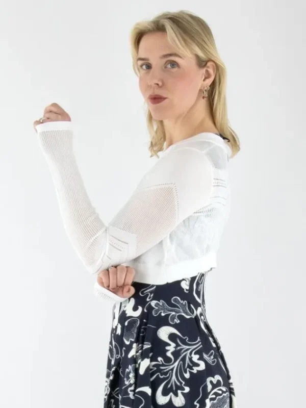 High vests CLARIFY S55215 Cream White