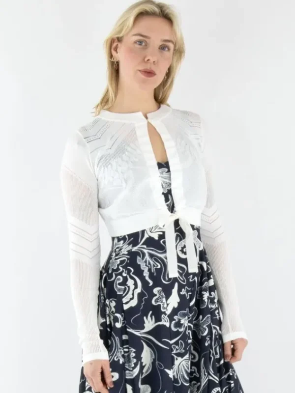 High vests CLARIFY S55215 Cream White