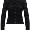 High vests ORNAMENT S55166 Black