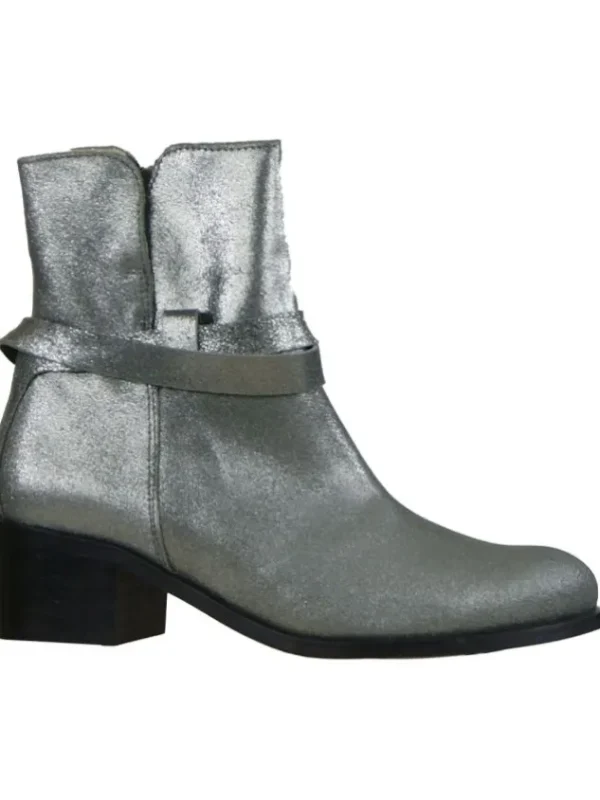 Kop en Staart ankle boots KS06 Silver