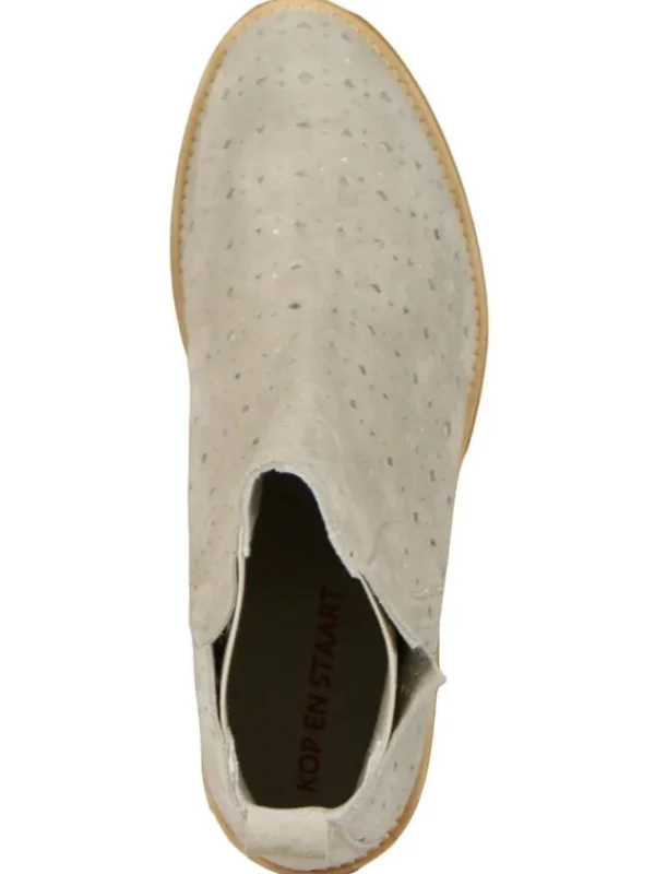 Kop en Staart ankle boots 6562 Taupe