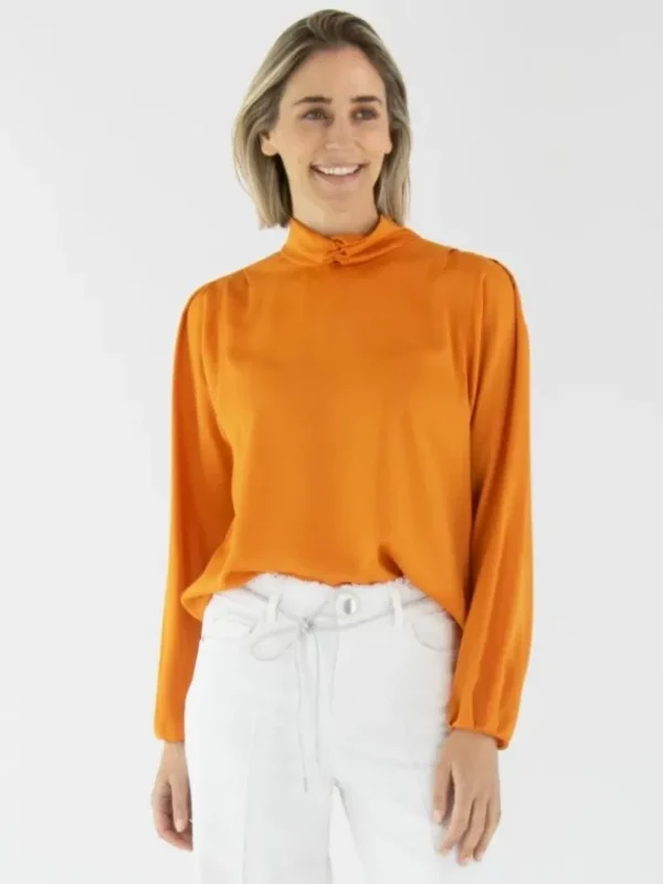 Marc Cain blouses YC 51.04 W01 Orange