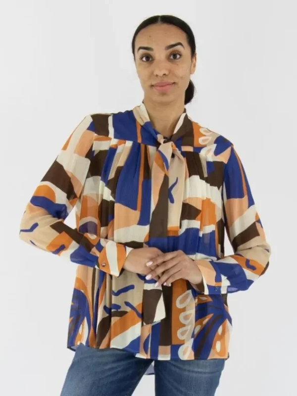 Marc Cain blouses YC 51.24 W11 Blue