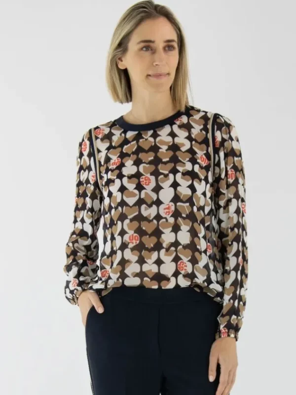 Marc Cain blouses YS 51.04 W10 Cream White
