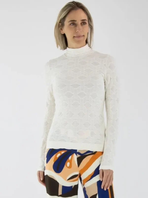 Marc Cain pullovers YC 48.05 J11 Cream White