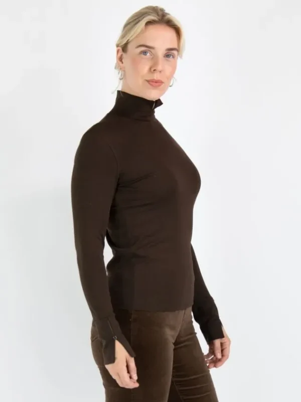 Marc Cain shirts +E 48.26 J14 Brown