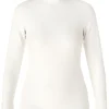 Marc Cain shirts +E 48.26 J14 Cream White