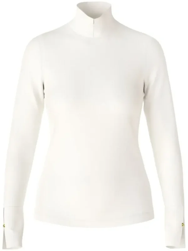 Marc Cain shirts +E 48.26 J14 Cream White