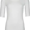 Marc Cain shirts +E 48.09 J50 Cream White