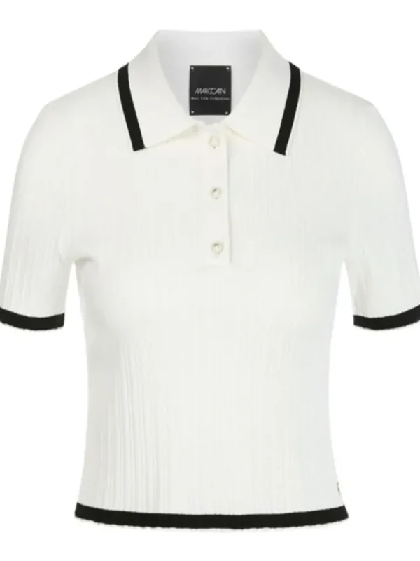 Marc Cain shirts YC 53.02 M31 Cream White