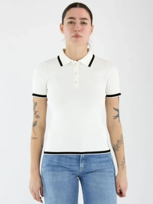 Marc Cain shirts YC 53.02 M31 Cream White