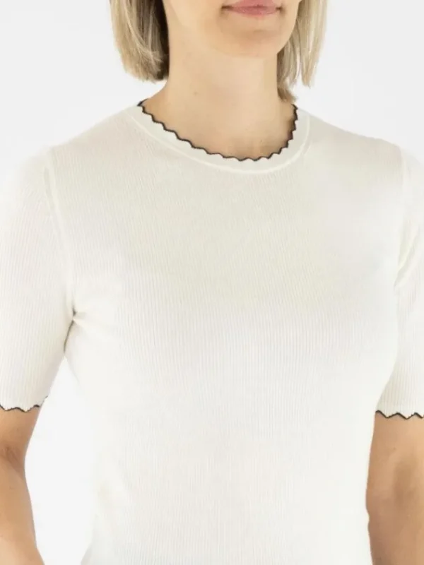 Marc Cain shirts YC 41.24 M77 Cream White