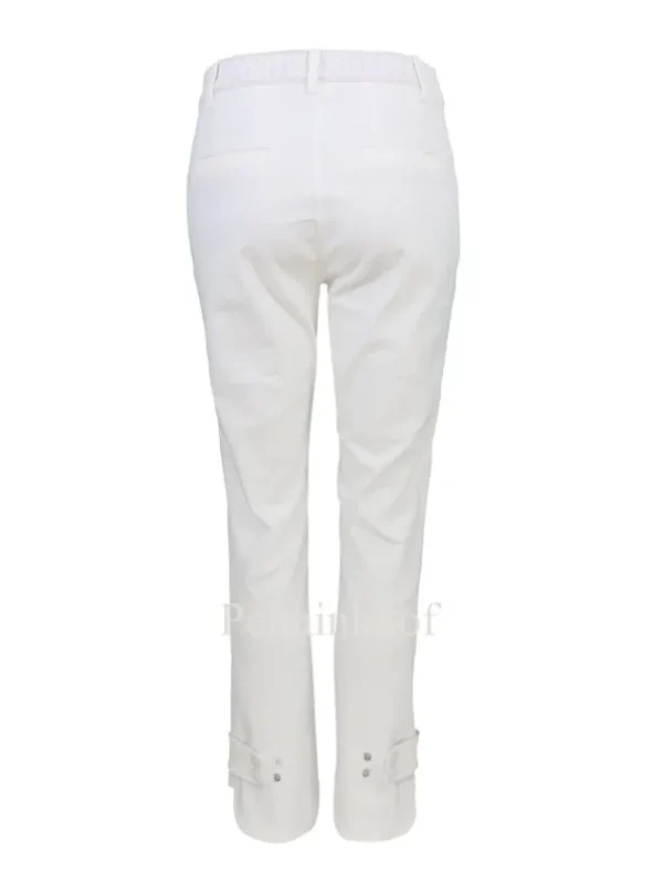 Marc Cain trousers QS8103 W04 Cream White