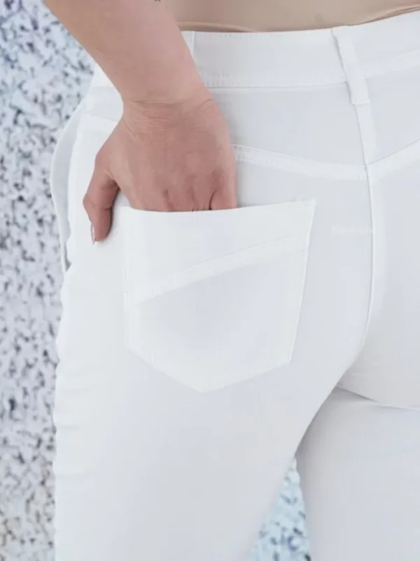 Marc Cain trousers US 81.43 W62 White