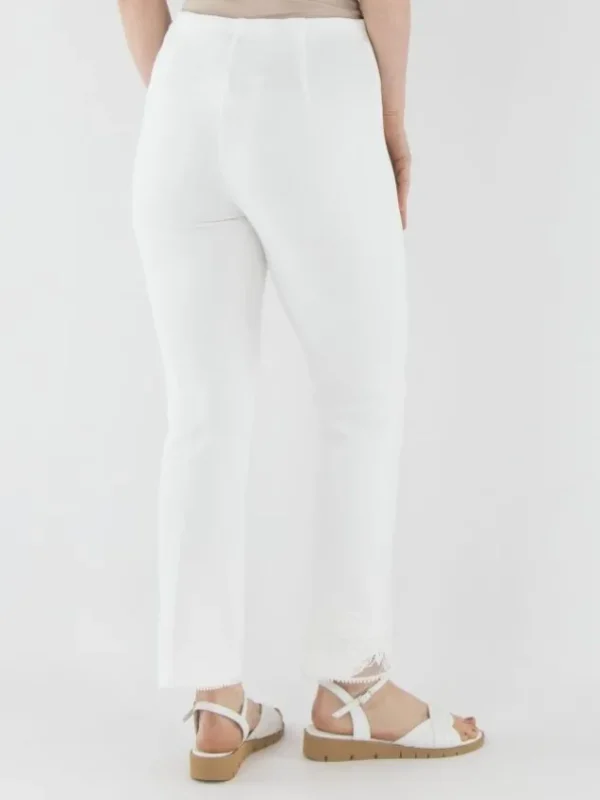 Marc Cain trousers YC 81.34 J23 Cream White